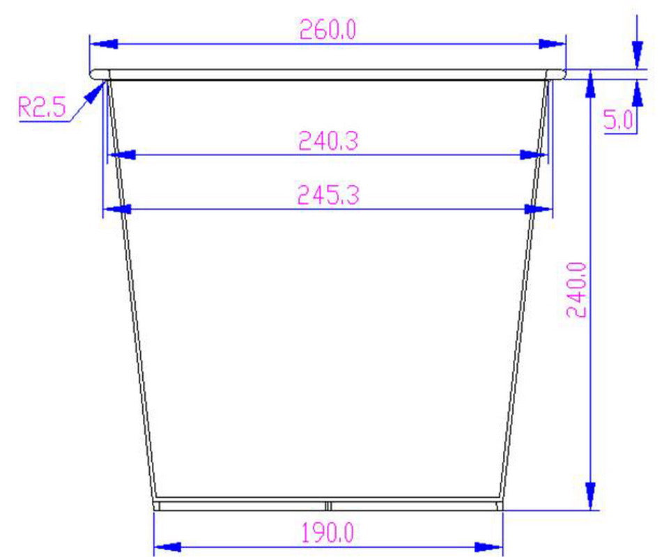 Pflanzkübel | Polyrattan | mit Rankgitter | rechteckig | 82x30x100cm | mocca